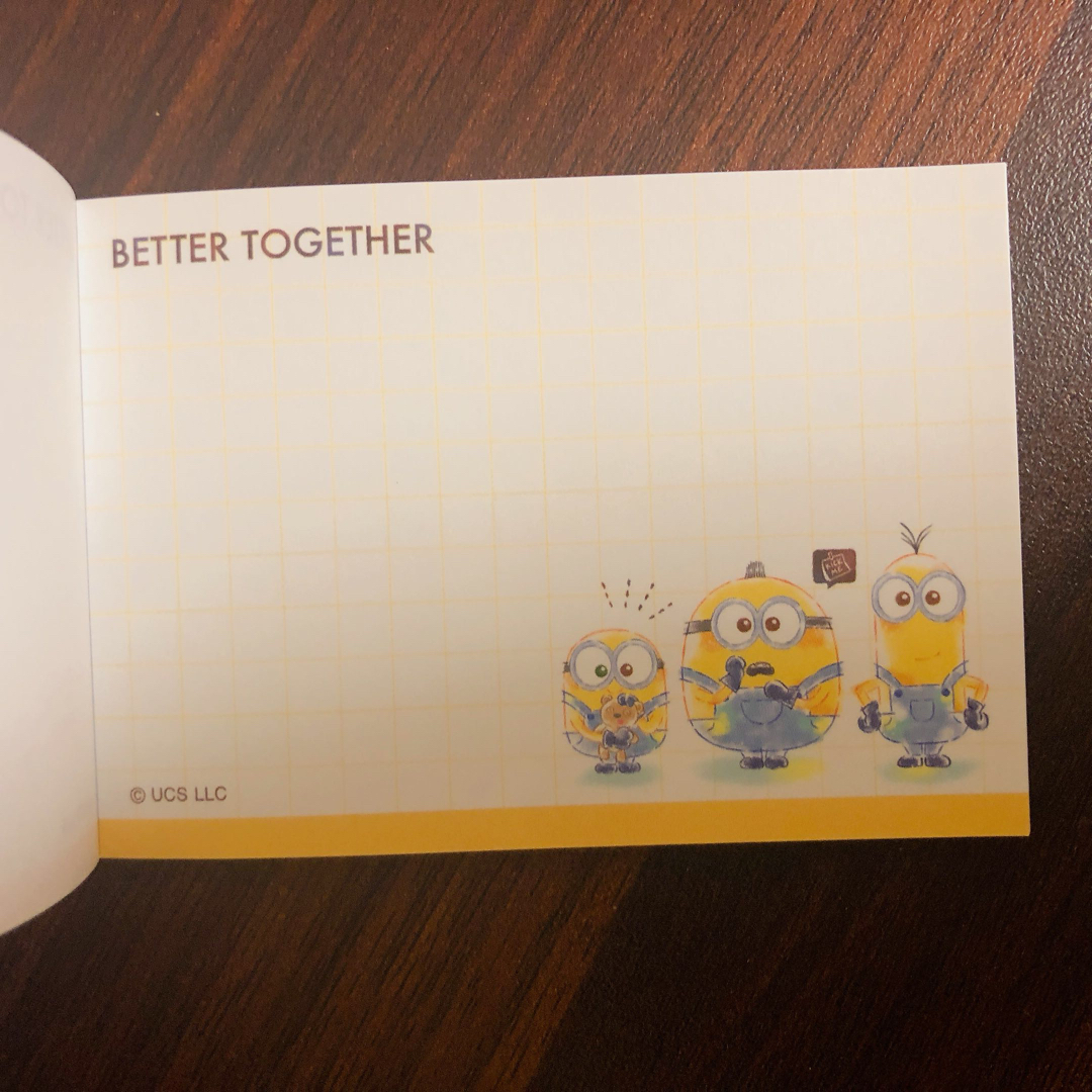 ミニオン(ミニオン)のミニオンズ  BETTER TOGETHER 文房具セット エンタメ/ホビーのおもちゃ/ぬいぐるみ(キャラクターグッズ)の商品写真