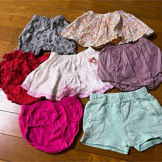 ザラキッズ(ZARA KIDS)のbaiya短パンハーフパンツスカート607080女の子まとめ売りオーバー(パンツ)