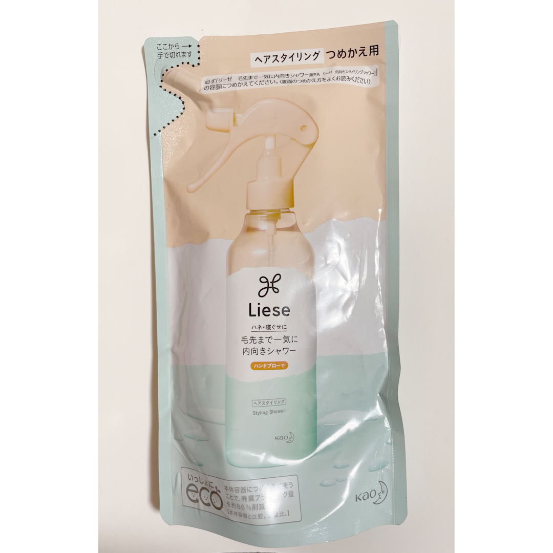 liese(リーゼ)の【新品未使用】リーゼ 内向きスタイリングシャワー つめかえ用 180ml コスメ/美容のヘアケア/スタイリング(ヘアウォーター/ヘアミスト)の商品写真