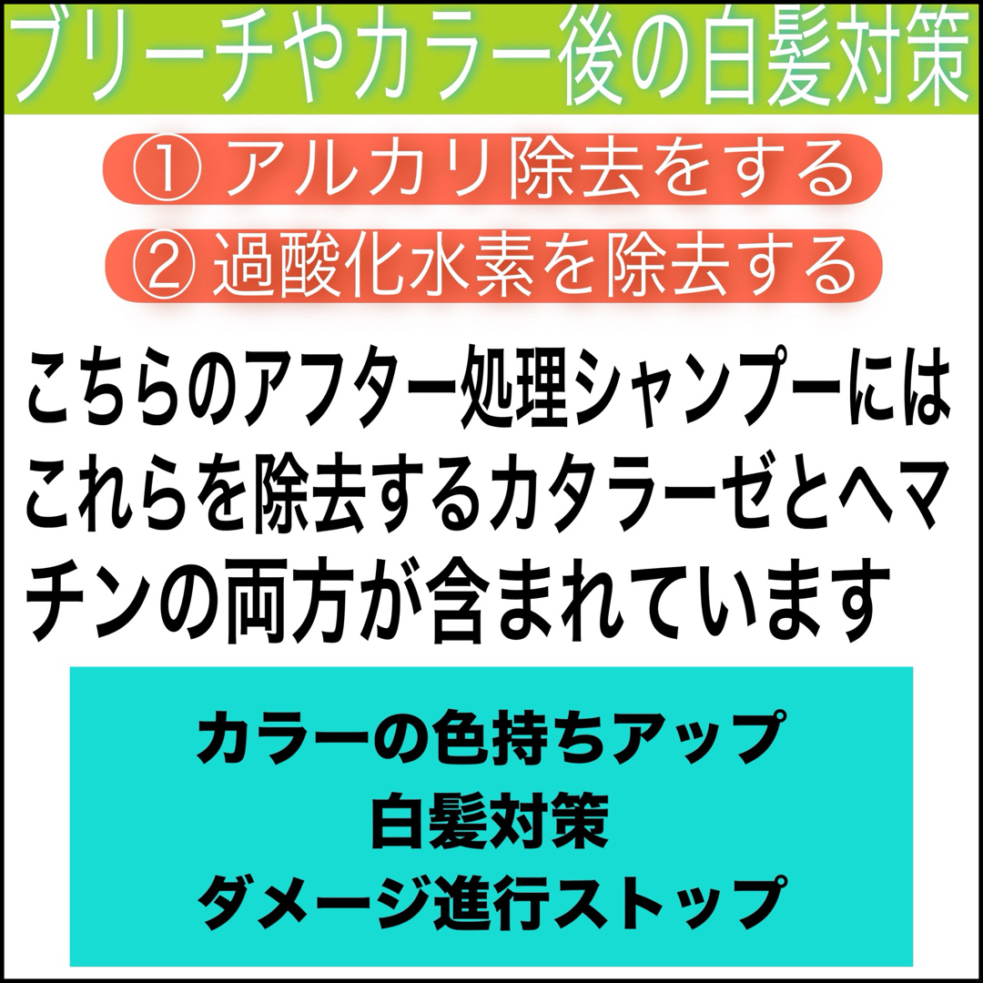 【ブルーブリーチ⑤、後処理専用シャンプー20ml】　（ロング用） コスメ/美容のヘアケア/スタイリング(カラーリング剤)の商品写真