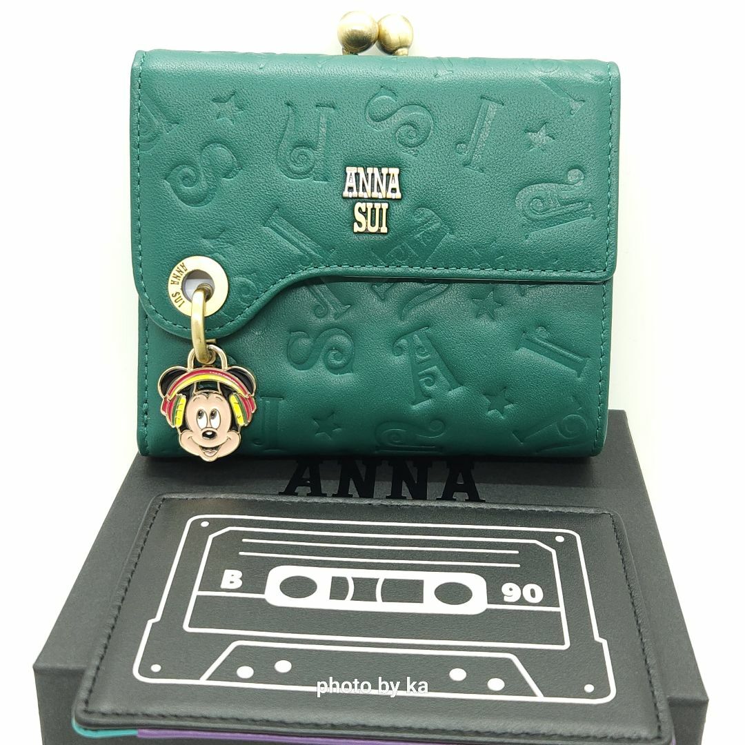 ANNA SUI(アナスイ)のアナスイ ANNA SUI 折り財布 ディズニー コラボ ミッキーマウス 新品 レディースのファッション小物(財布)の商品写真