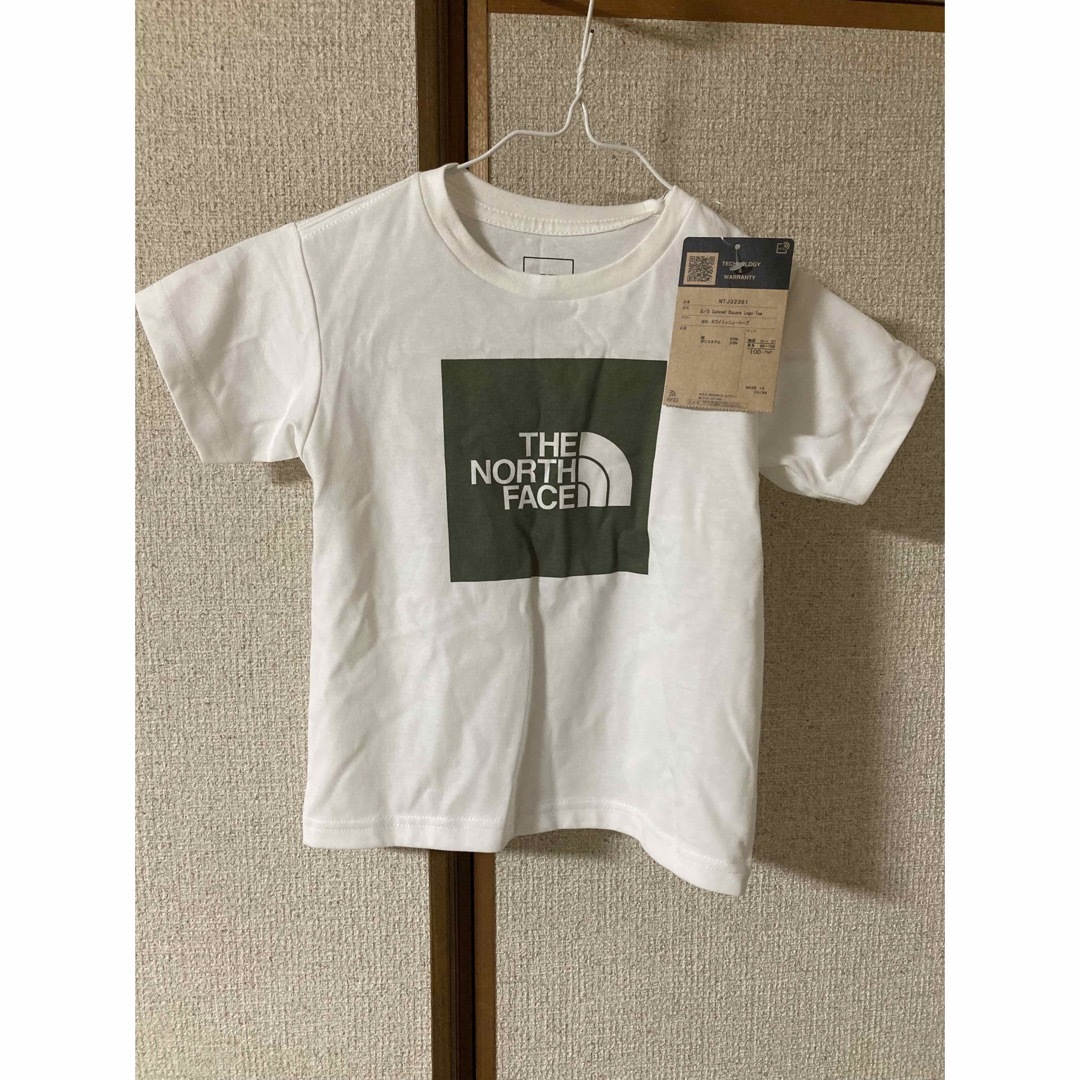 THE NORTH FACE(ザノースフェイス)のザノースフェイス キッズ スクエアロゴＴシャツ WN 100 NTJ32361 キッズ/ベビー/マタニティのキッズ服男の子用(90cm~)(Tシャツ/カットソー)の商品写真