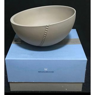 ウェッジウッド(WEDGWOOD)のウェッジウッド　ジャスパーウェア　KELLY HOPPEN 大型ボウル　23cm(食器)