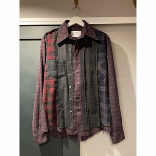 ニードルス(Needles)の23AW Rafu Remake flannel shirt Blackdyed(シャツ)