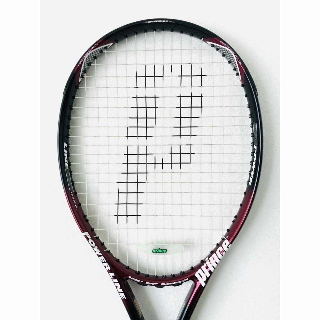 Prince(プリンス)の新品同様／プリンス『パワーラインストームTi』テニスラケット／G1／女性／初心者 スポーツ/アウトドアのテニス(ラケット)の商品写真