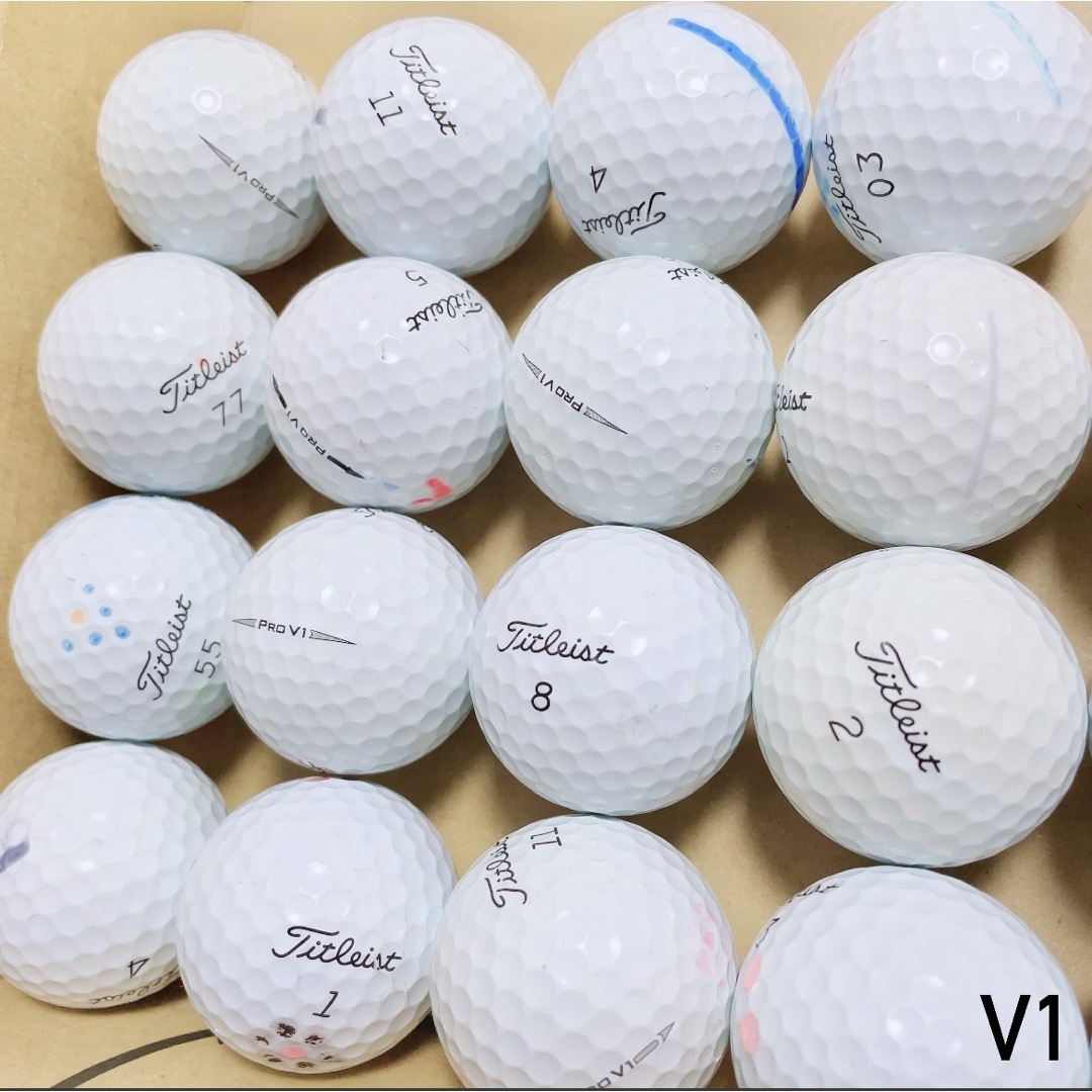 Titleist(タイトリスト)の★厳選★ タイトリスト PROV1 20球 ロストボール プロV1 スポーツ/アウトドアのゴルフ(その他)の商品写真