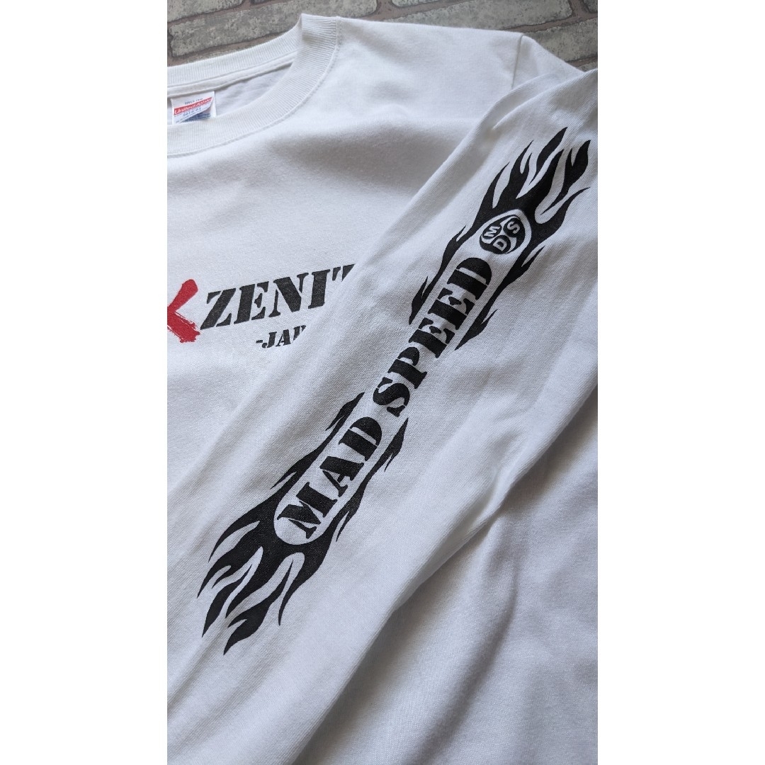 UnitedAthle(ユナイテッドアスレ)の【MADSPEED】趣味Tシャツ トヨタ ハチロク BRZ ZN6 ZC6 白 メンズのトップス(Tシャツ/カットソー(七分/長袖))の商品写真