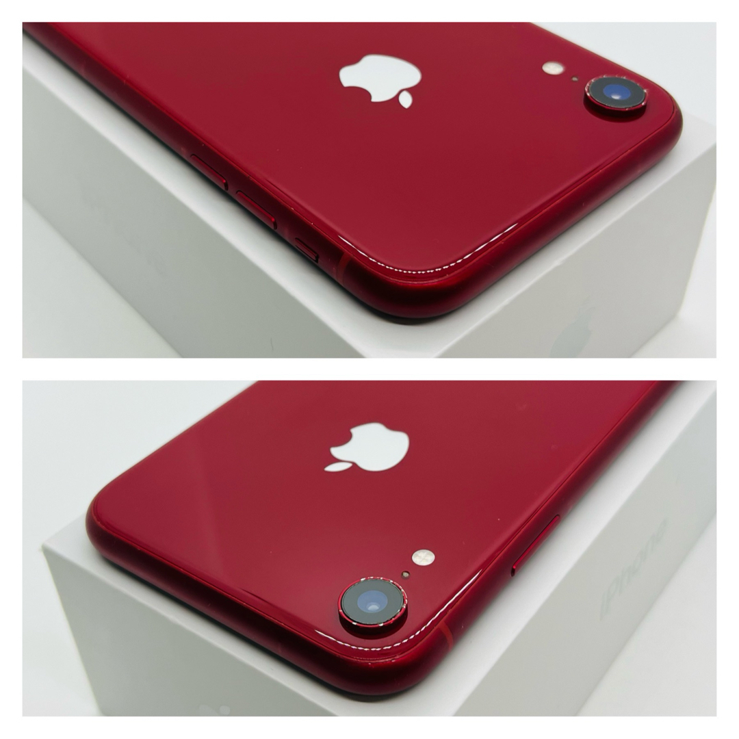 iPhone(アイフォーン)のB 新品電池　iPhone XR レッド 64 GB SIMフリー　本体 スマホ/家電/カメラのスマートフォン/携帯電話(スマートフォン本体)の商品写真