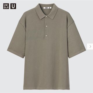 ユニクロ(UNIQLO)のUNIQLO U ニットポロシャツ（半袖）(ポロシャツ)