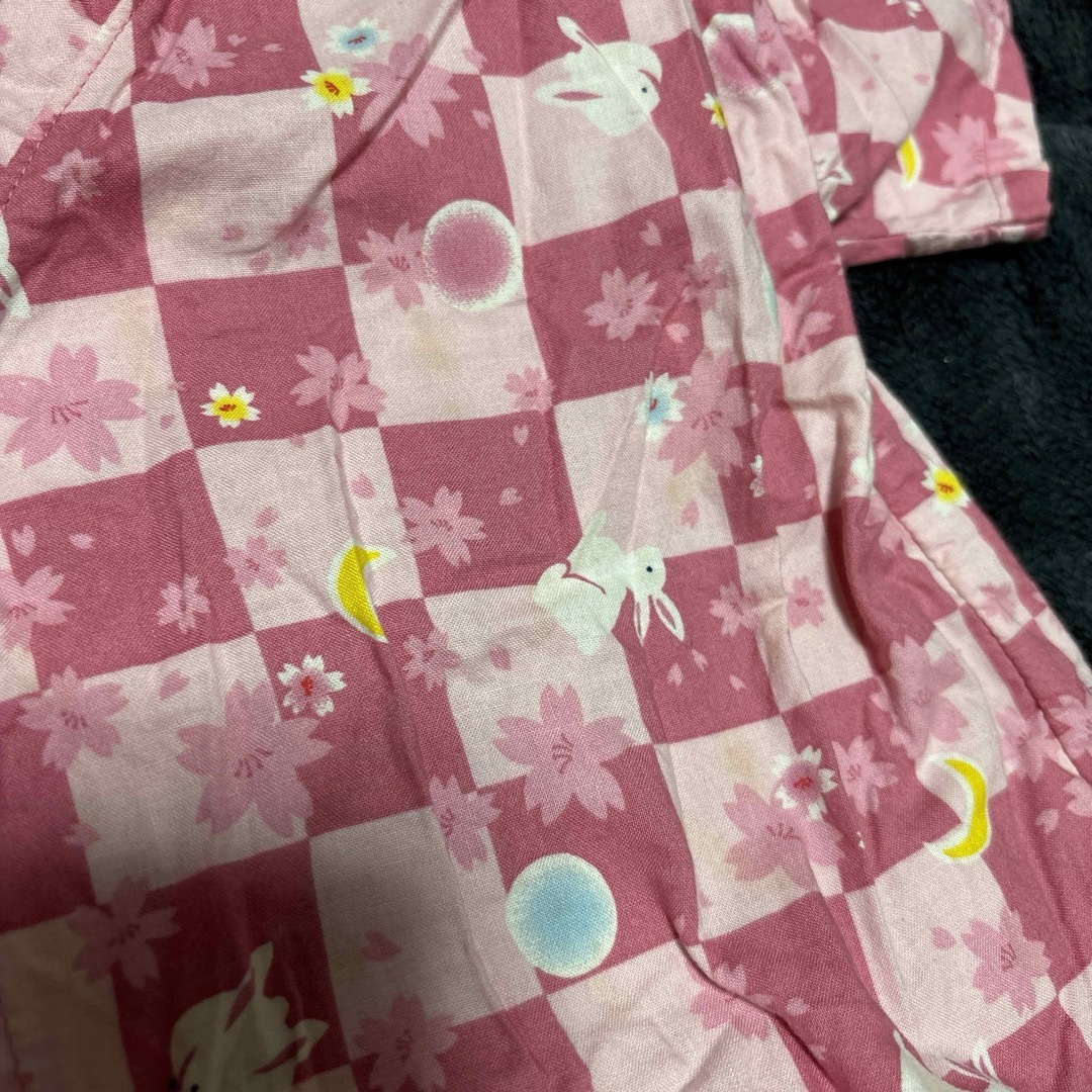 【90】甚平 キッズ/ベビー/マタニティのキッズ服女の子用(90cm~)(甚平/浴衣)の商品写真