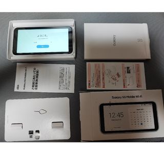 ギャラクシー(Galaxy)のSAMSUNG Galaxy 5G Mobile Wi-Fi SCR01 ホワ…(その他)