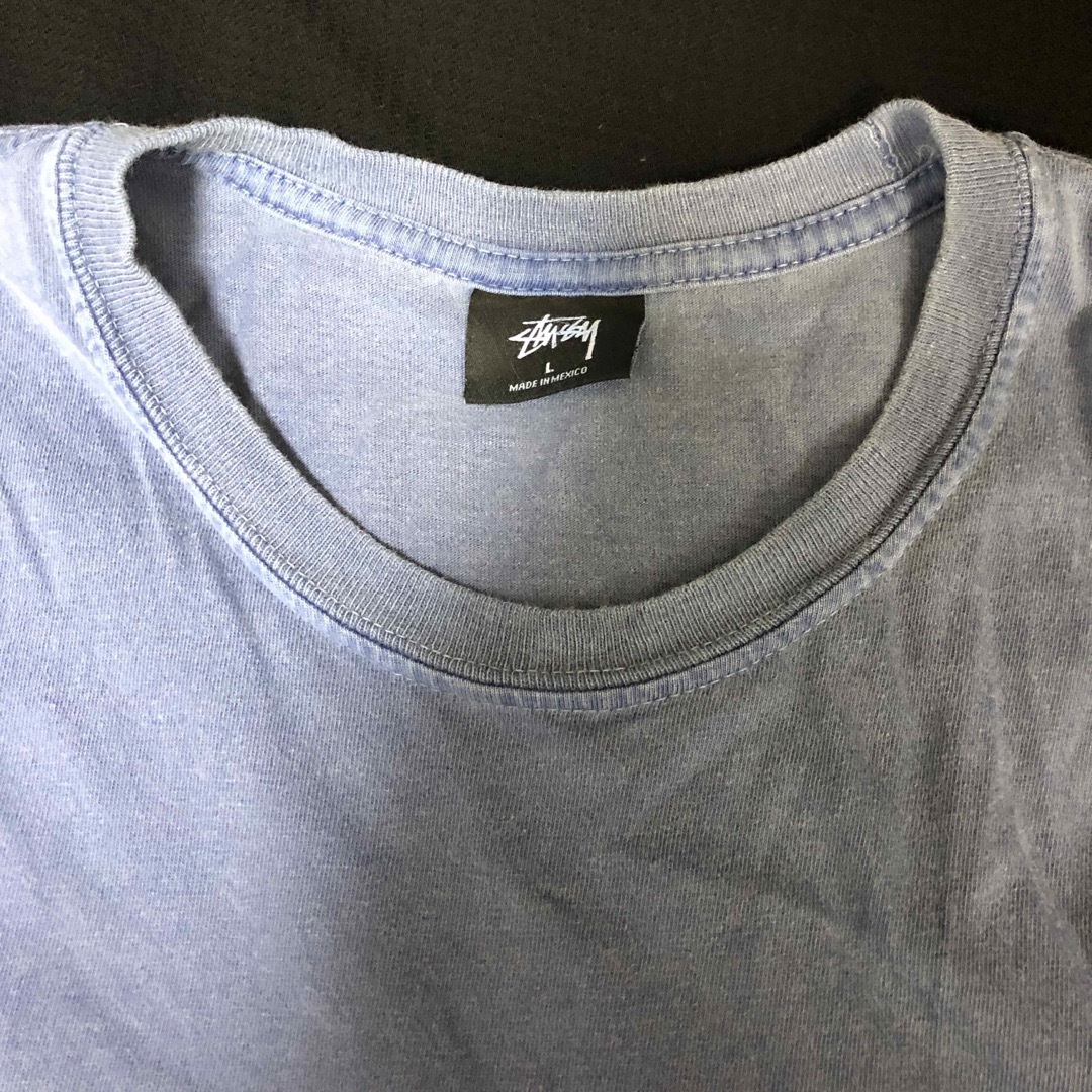 STUSSY(ステューシー)のステューシー　stussy ロンT L ブルー メンズのトップス(Tシャツ/カットソー(七分/長袖))の商品写真