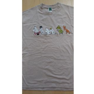 ムーミン(MOOMIN)のムーミン　刺繍入りTシャツ(Tシャツ(半袖/袖なし))