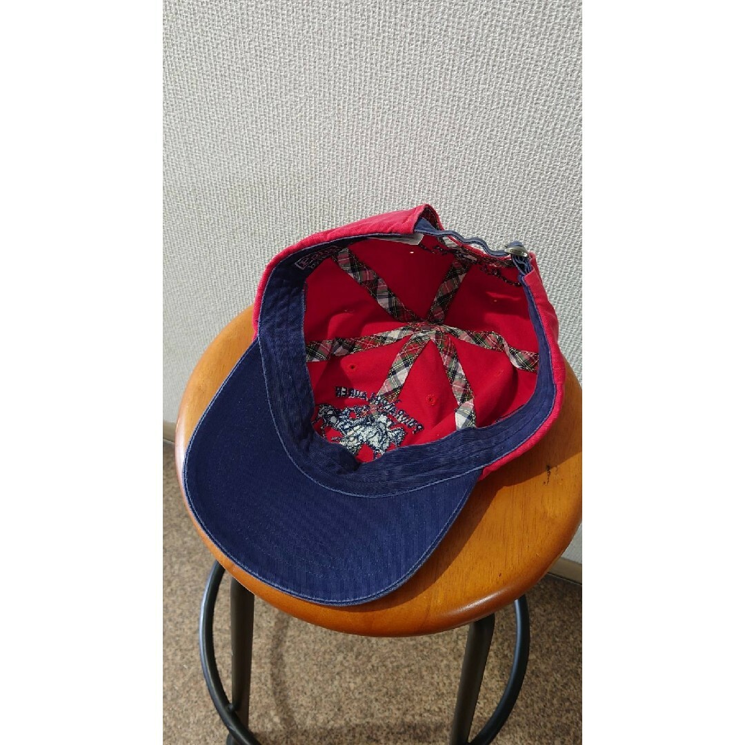 POLO RALPH LAUREN(ポロラルフローレン)のPolo Ralph Lauren ダブルポニー キャップ ツートン レッド メンズの帽子(キャップ)の商品写真