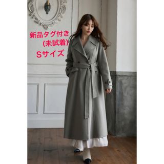 ハーリップトゥ(Her lip to)のherlipto Hamilton Wool River Dress Coat(ロングコート)