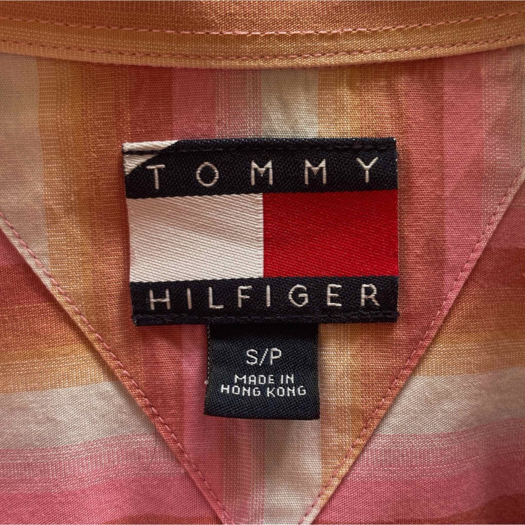 TOMMY HILFIGER(トミーヒルフィガー)の90s 古着 TOMMY HILFIGER トミーヒルフィガー BDシャツ S メンズのトップス(シャツ)の商品写真