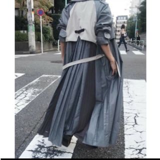 アメリヴィンテージ(Ameri VINTAGE)のAMERI VARIOUS BACK PLEATS TRENCH(ロングスカート)