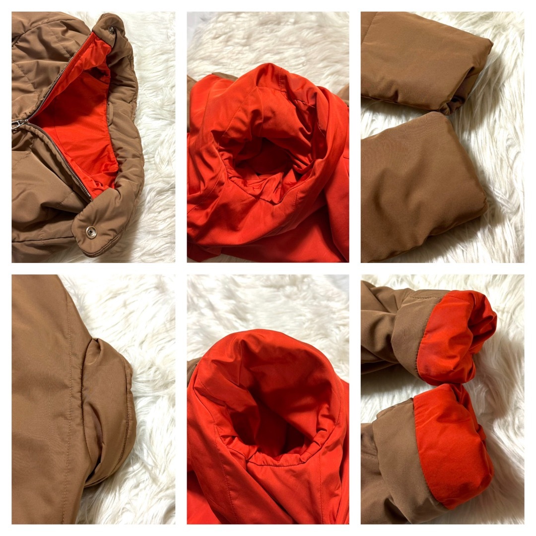 HERMES - 本物 美品 エルメスW-ZIP 中綿 ナイロン ジャケット XS HERMES - 本物 美品 エルメスW-ZIP 中綿 ナイロン ジャケット XS