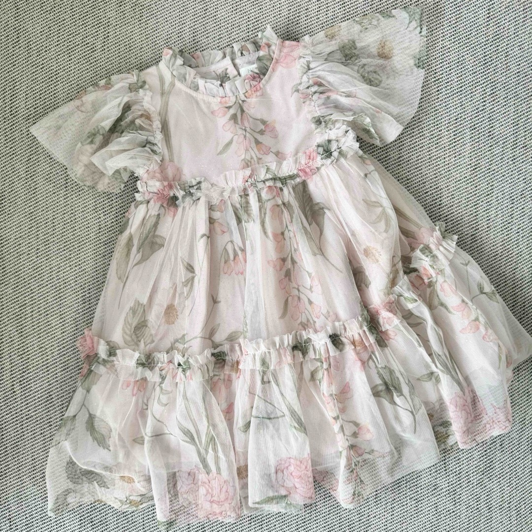 NEXT(ネクスト)のNEXT フラワードレス＊9-12m キッズ/ベビー/マタニティのベビー服(~85cm)(ワンピース)の商品写真