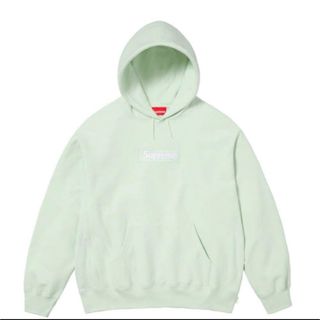 シュプリーム(Supreme)のSupreme BOX ロゴ Light Green パーカー Mシュプリーム(パーカー)