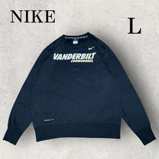 ナイキ(NIKE)の美品 NIKE ナイキ プルオーバー トラックジャケット L ブラック 黒(ジャージ)