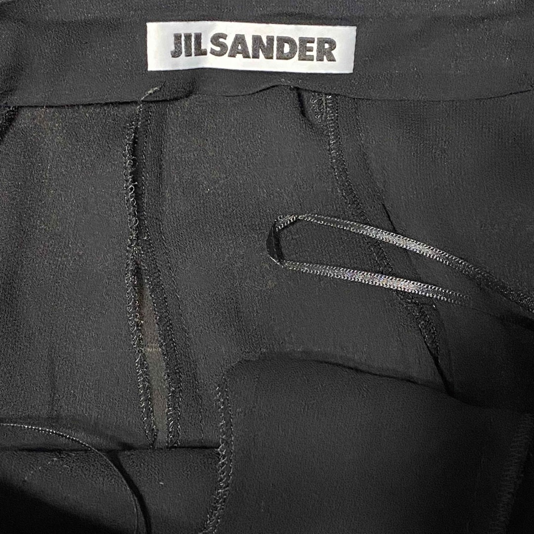 Jil Sander(ジルサンダー)の【新品】 JILSANDER シフォンプリーツスカート レディースのスカート(ひざ丈スカート)の商品写真