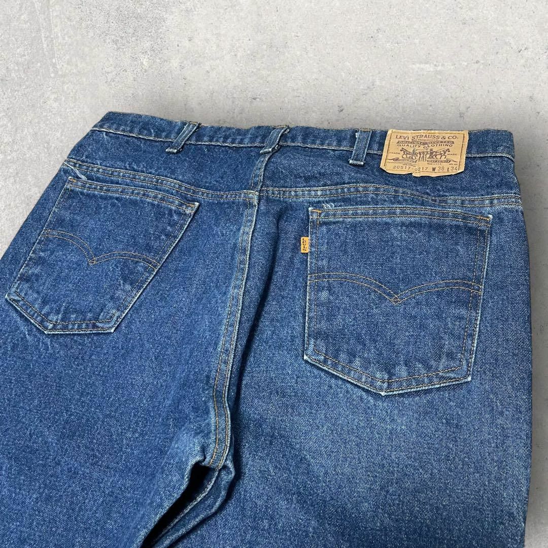 Levi's(リーバイス)の美品 USA製 Levis 517 オレンジタブ ベルトボトム W38 メンズのパンツ(デニム/ジーンズ)の商品写真