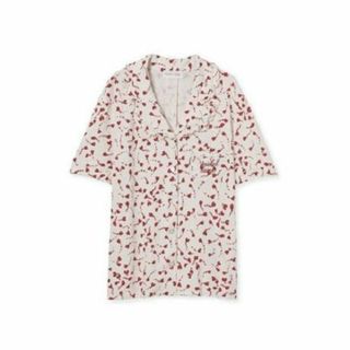 【色: レッド】[スナイデル] Eco Rayon 開襟シャツ SHCT2340(その他)