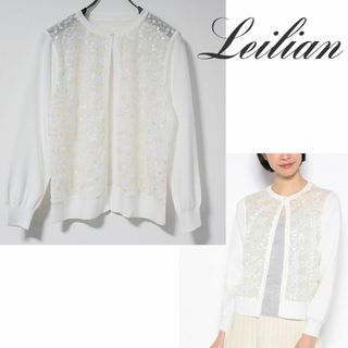 leilian - 美品 レリアン ロングワンピース リネン 大きいサイズ 13+