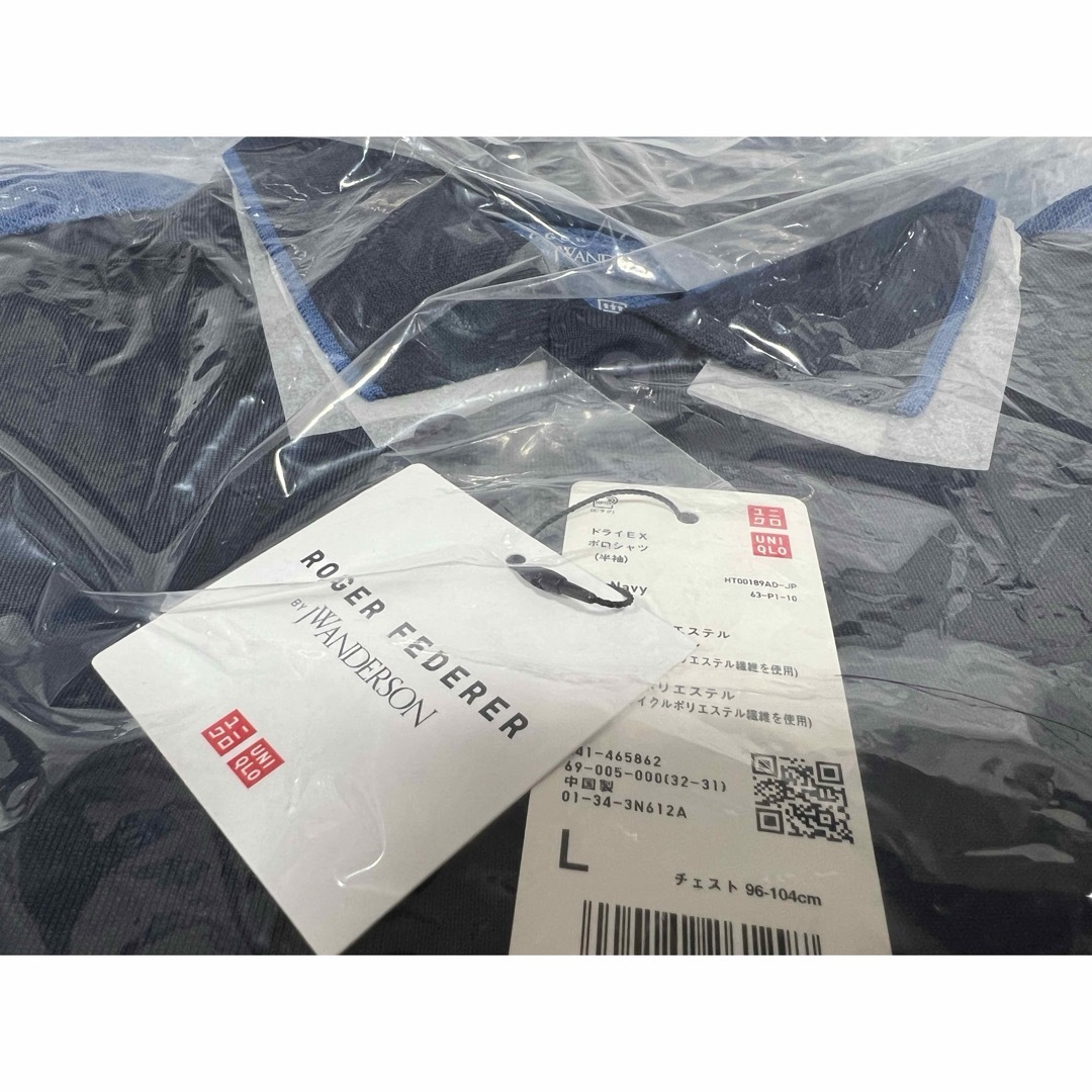 UNIQLO(ユニクロ)の☆新品未使用☆UNIQLO ユニクロ ロジャーフェデラー コレクション L メンズのトップス(ポロシャツ)の商品写真