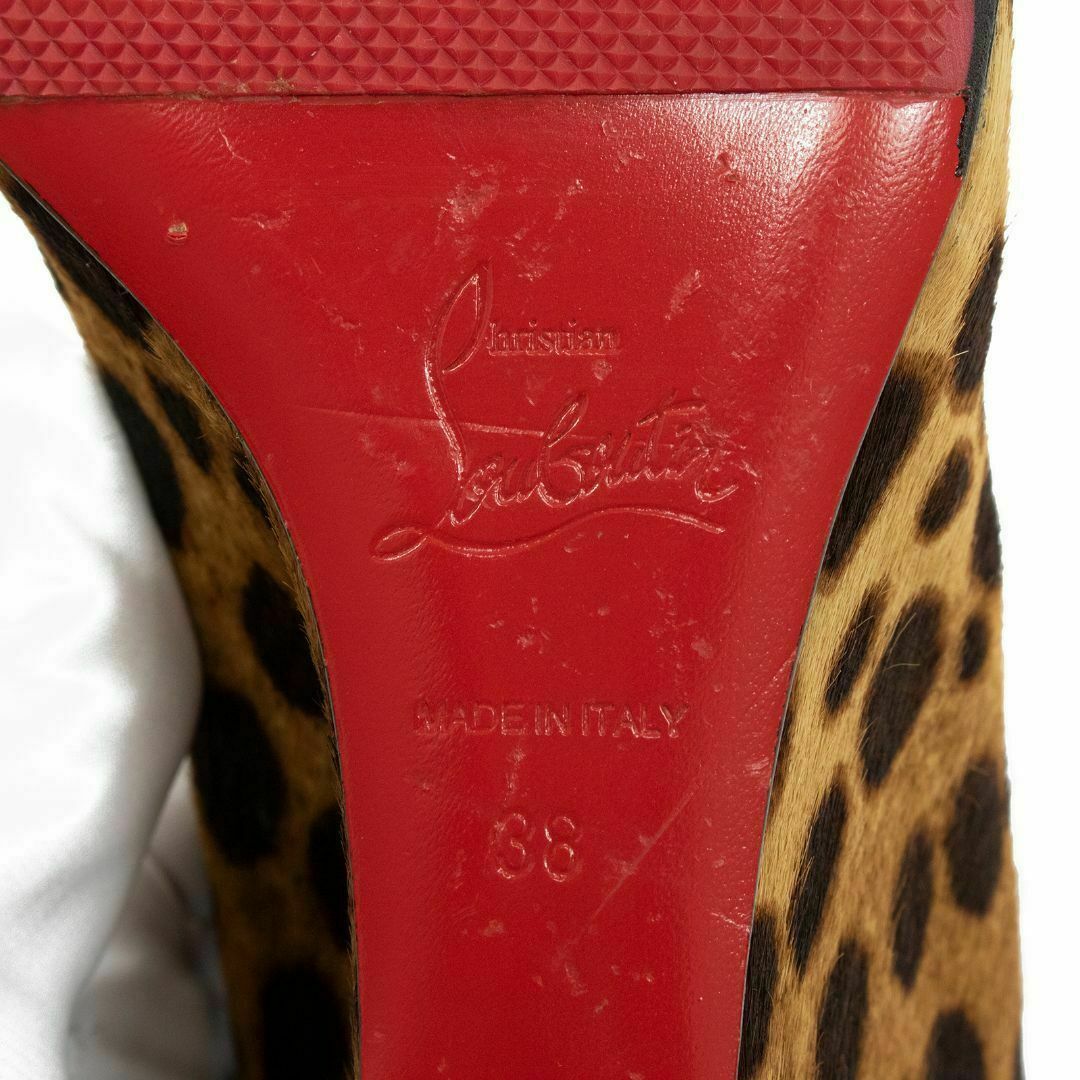 Christian Louboutin(クリスチャンルブタン)の【全額返金保証・送料無料】ルブタンのパンプス・正規品・美品・レオパード・豹柄 レディースの靴/シューズ(ハイヒール/パンプス)の商品写真