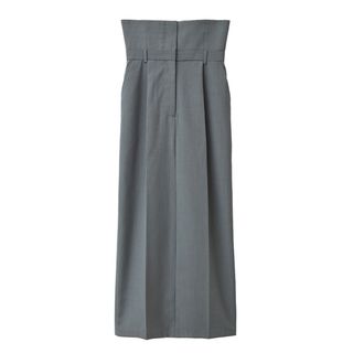 クラネ(CLANE)の新品未使用 CLANE　2WAY FOLD MARVELT SKIRT ミント(ロングスカート)