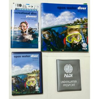 PADI マニュアル DVD オープンウォーターダイバー ダイブプランナー付き(マリン/スイミング)