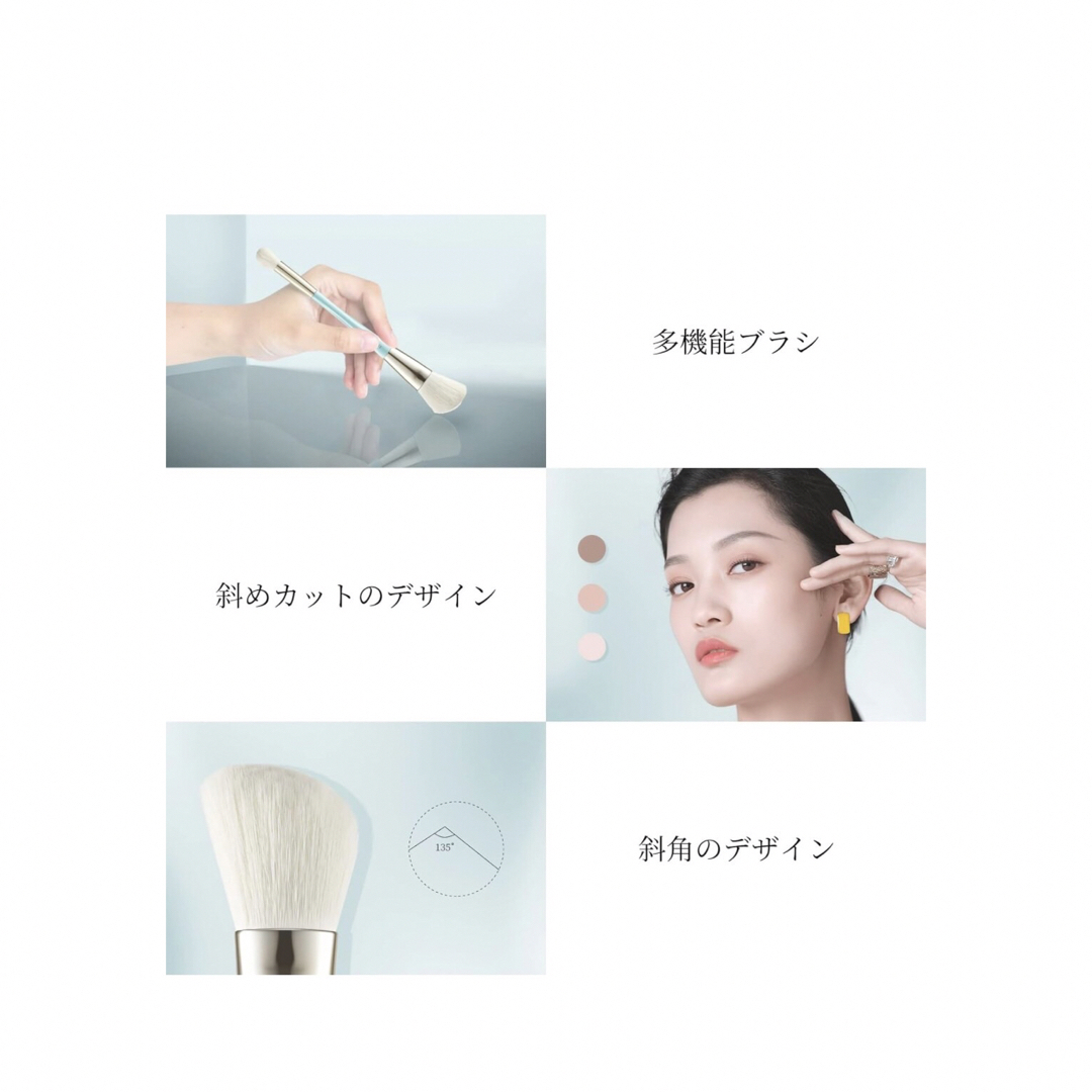 TIMAGE ライトアイシャドウ ブレンディングパレット01 中国版　ブラシ付き コスメ/美容のベースメイク/化粧品(フェイスカラー)の商品写真