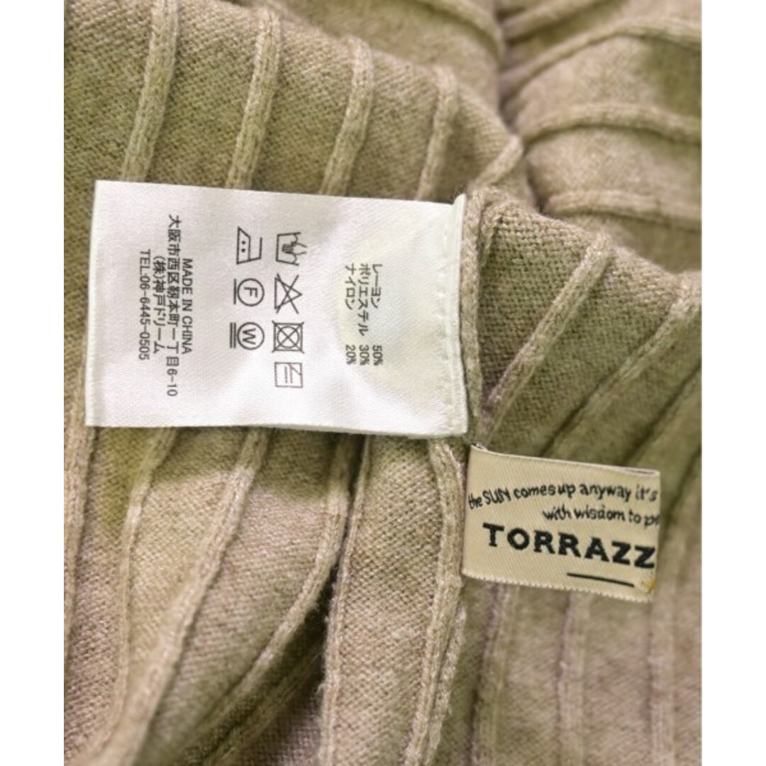 TORRAZZO DONNA(トラッゾドンナ)のTORRAZZO DONNA ニット・セーター -(L位) ベージュ 【古着】【中古】 レディースのトップス(ニット/セーター)の商品写真