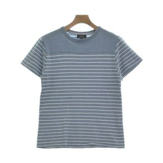 A.P.C. アーペーセー Tシャツ・カットソー XS 青x白(ボーダー) 【古着】【中古】(Tシャツ/カットソー(半袖/袖なし))