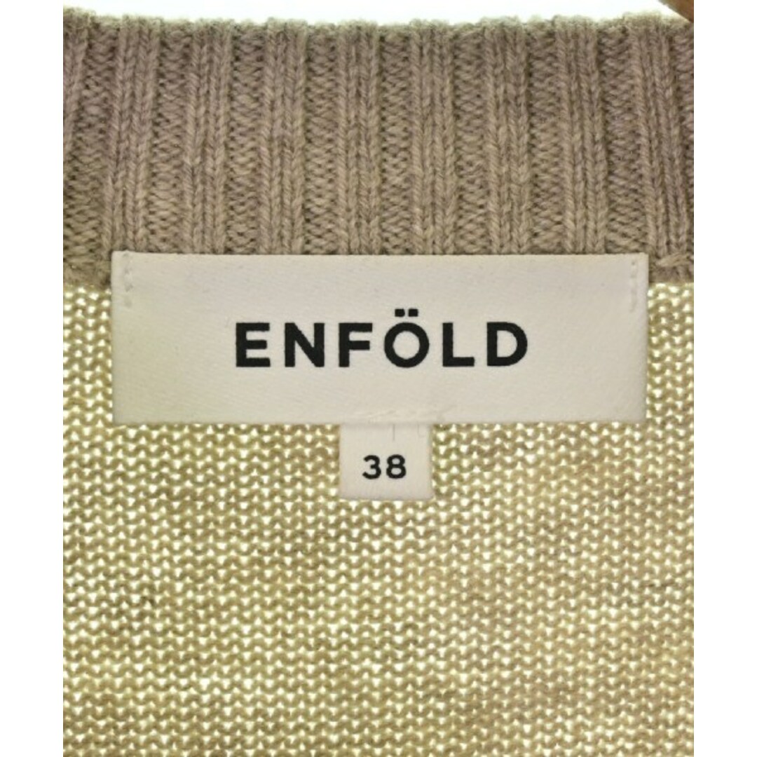 ENFOLD(エンフォルド)のENFOLD エンフォルド ニット・セーター 38(M位) ベージュ 【古着】【中古】 レディースのトップス(ニット/セーター)の商品写真