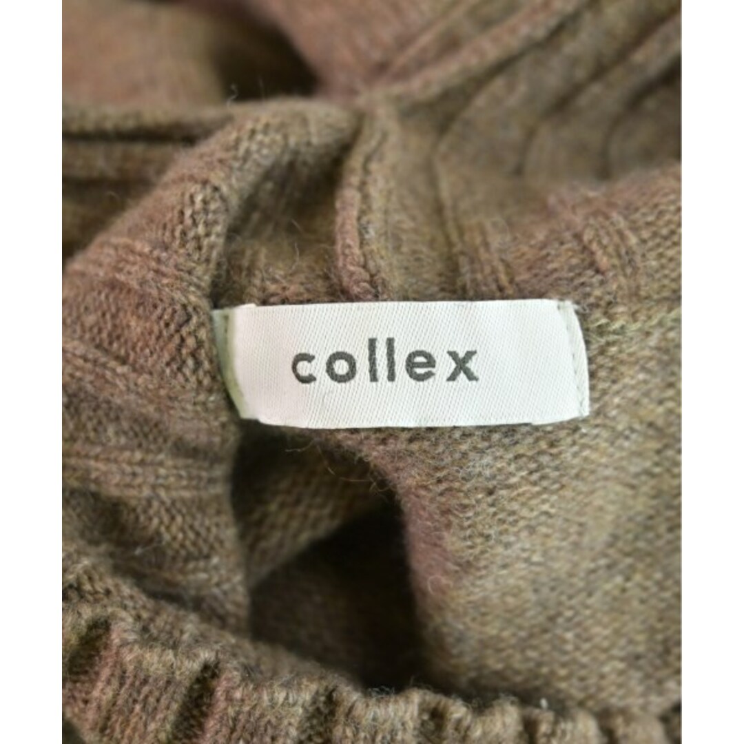 collex(コレックス)のcollex コレックス ニット・セーター F 茶 【古着】【中古】 レディースのトップス(ニット/セーター)の商品写真