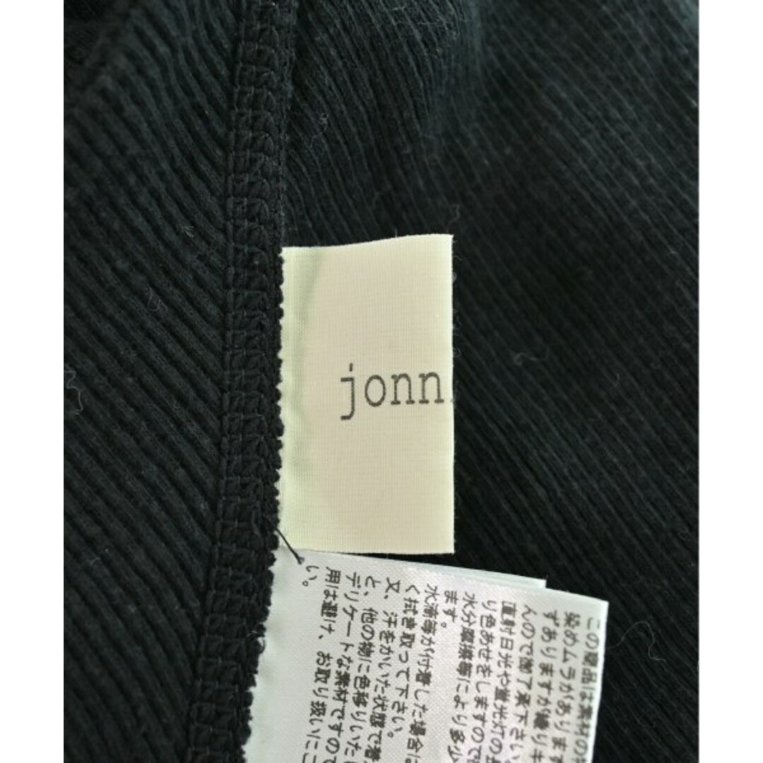 jonnlynx(ジョンリンクス)のjonnlynx ジョンリンクス Tシャツ・カットソー F 黒 【古着】【中古】 レディースのトップス(カットソー(半袖/袖なし))の商品写真