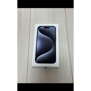 アップル(Apple)のiPhone 15 Pro 128gb Blue Titanium(スマートフォン本体)