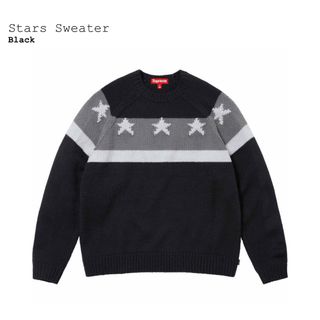 シュプリーム(Supreme)のSupreme Stars Sweater Black XXL(ニット/セーター)