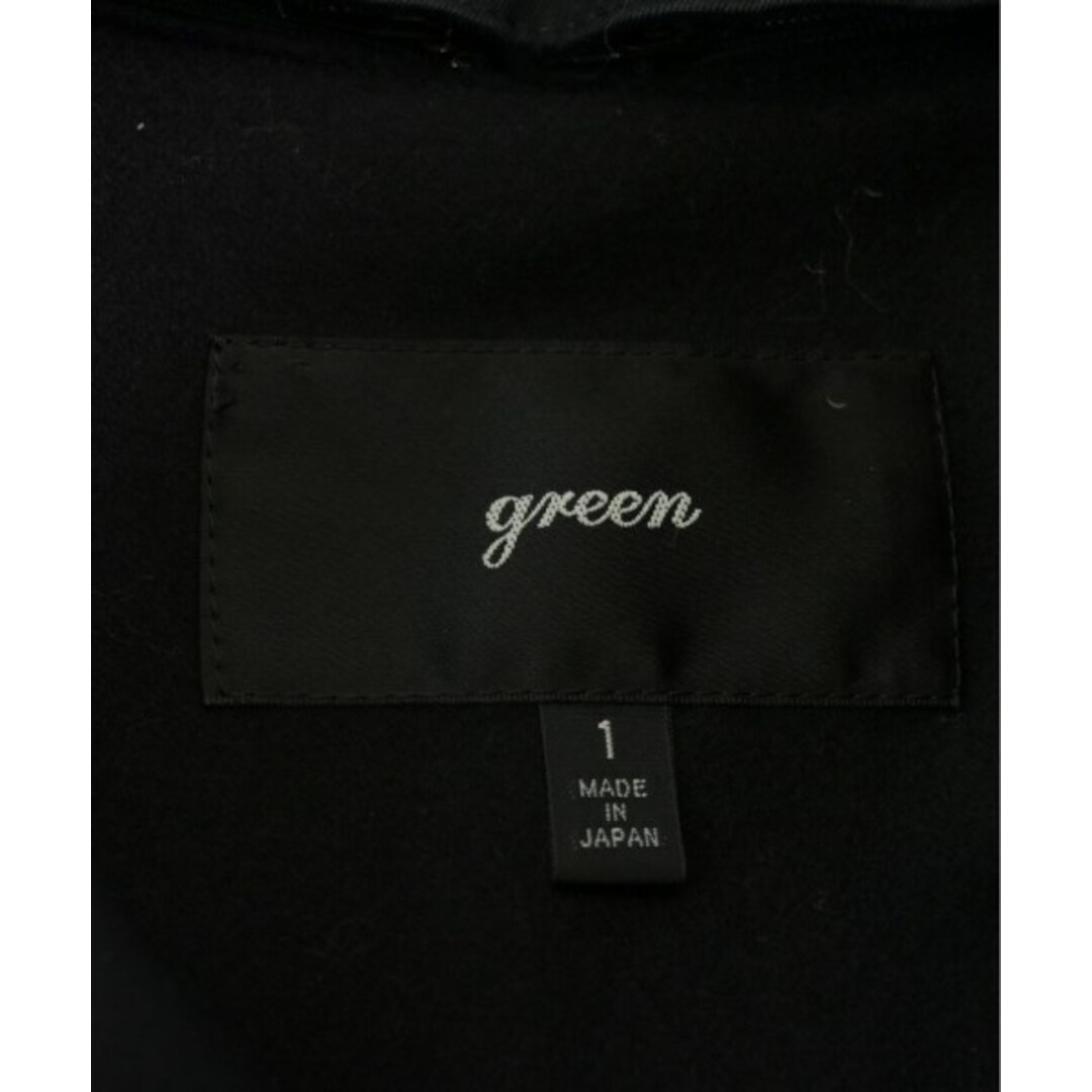 green(グリーン)のgreen グリーン トレンチコート 1(S位) 黒 【古着】【中古】 レディースのジャケット/アウター(トレンチコート)の商品写真