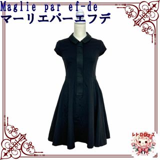 Maglie par ef-de マーリエパーエフデ ワンピース ひざ丈 半袖