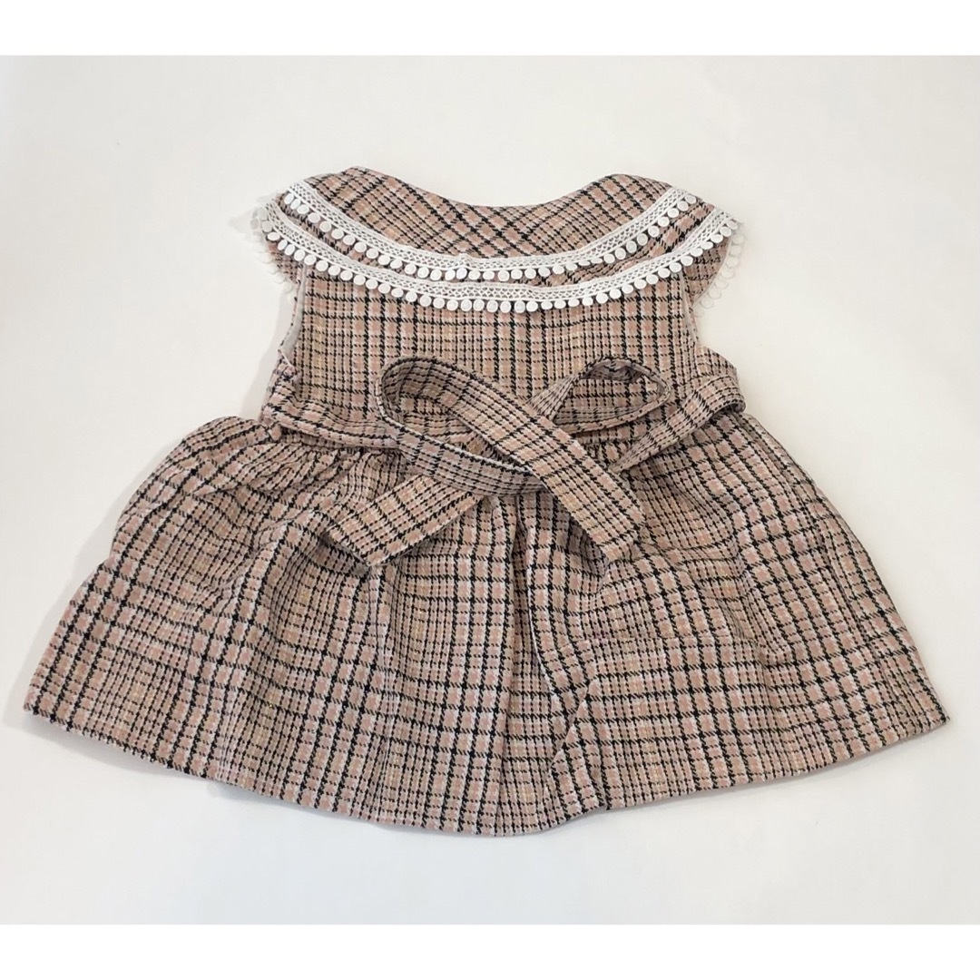 【新品】90 ワンピース フォーマル ベビー服 女の子 キッズ/ベビー/マタニティのキッズ服女の子用(90cm~)(ワンピース)の商品写真