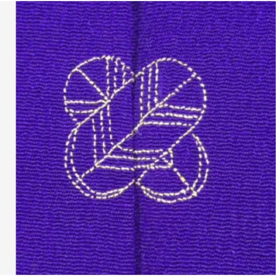 着物 付下げ 紫 草花文 一つ紋 正絹 袷（10月～5月）152cmSサイズ レディースの水着/浴衣(着物)の商品写真