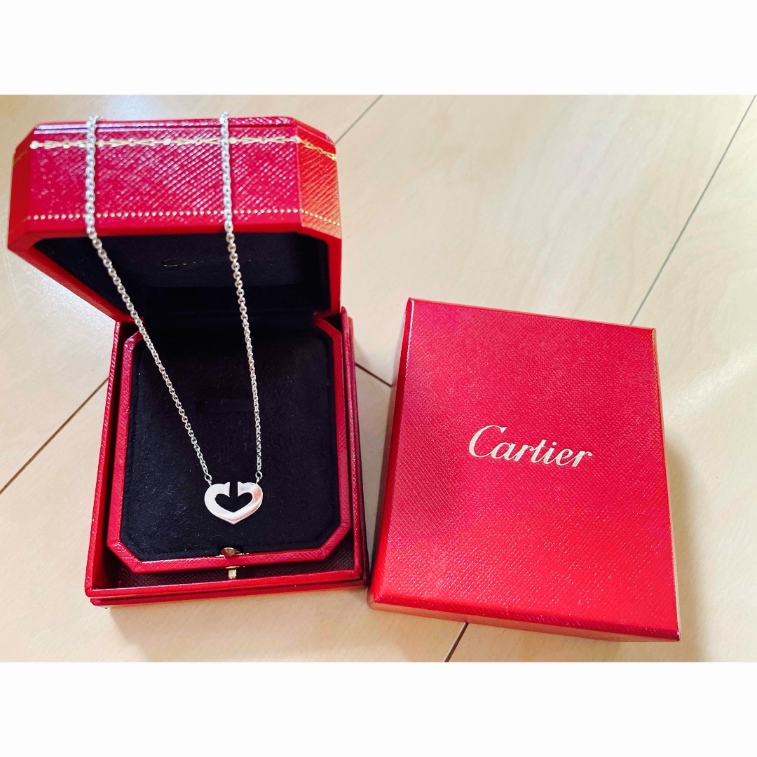Cartier(カルティエ)のCartier  カルティエ　Cハートネックレス レディースのアクセサリー(ネックレス)の商品写真