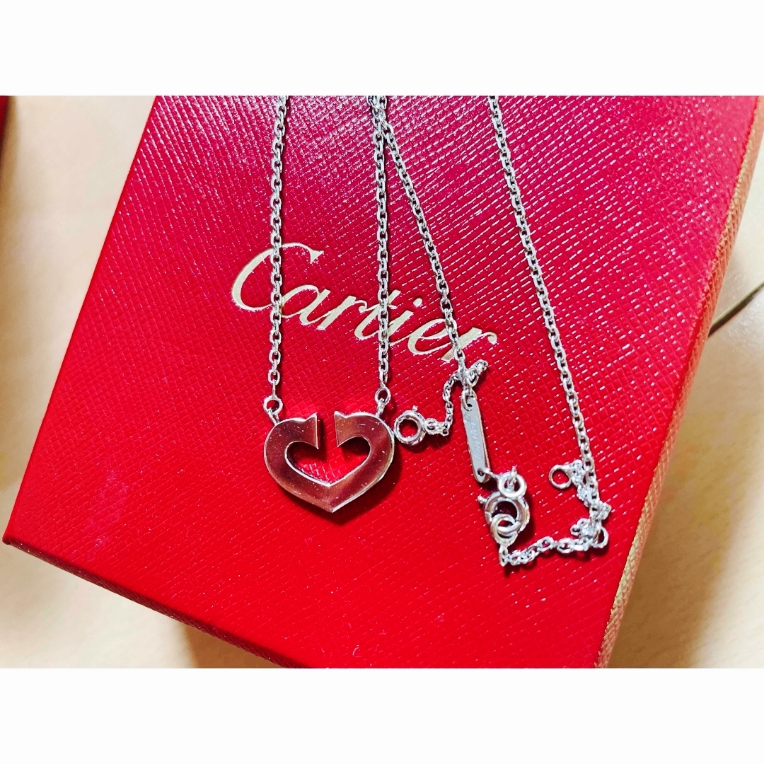 Cartier(カルティエ)のCartier  カルティエ　Cハートネックレス レディースのアクセサリー(ネックレス)の商品写真