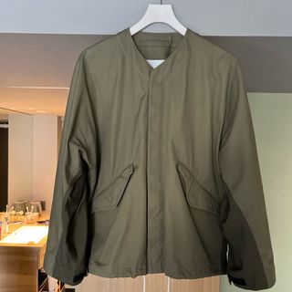 ジルサンダー(Jil Sander)のJil Sander ジルサンダー　ノーカラーミリタリーブルゾン　サイズ44(ブルゾン)