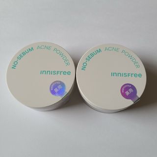 イニスフリー(Innisfree)の【新品未開封】イニスフリー 薬用 ノーセバム アクネパウダー 5g 2個セット(フェイスパウダー)