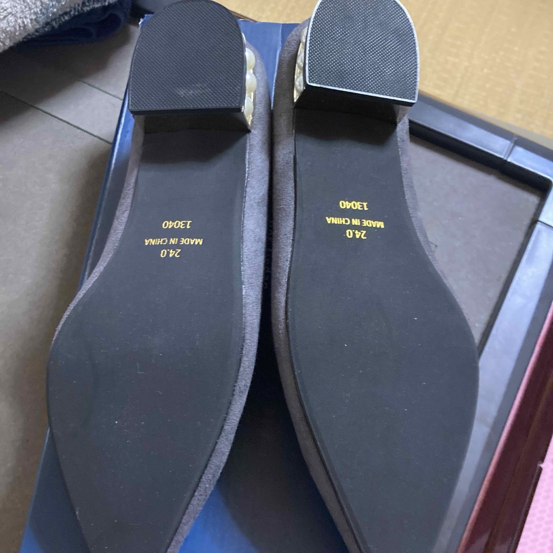 Menue(メヌエ)のmenue上品パールヒールパンプス24センチ レディースの靴/シューズ(ハイヒール/パンプス)の商品写真
